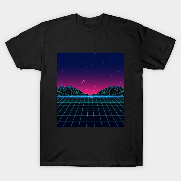 Chillwave Synthwave T-Shirt by edmproject